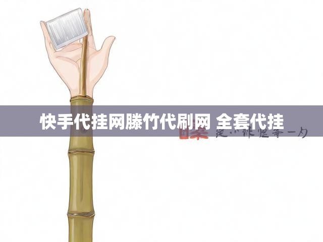 快手代挂网滕竹代刷网 全套代挂
