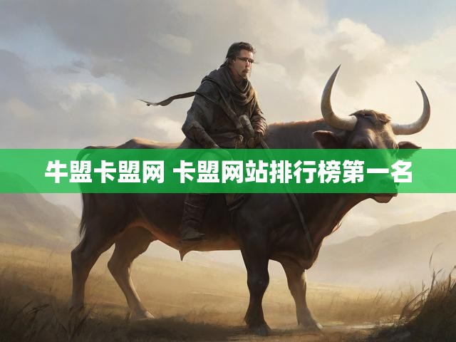 牛盟卡盟网 卡盟网站排行榜第一名