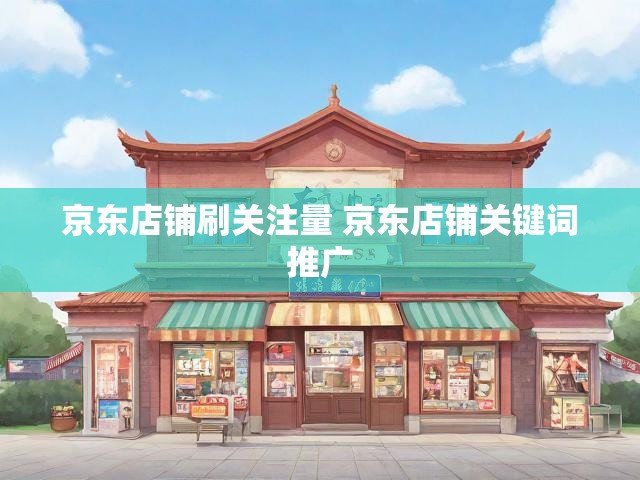 京东店铺刷关注量 京东店铺关键词推广