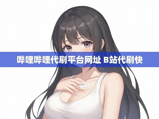 哔哩哔哩代刷平台网址 B站代刷快