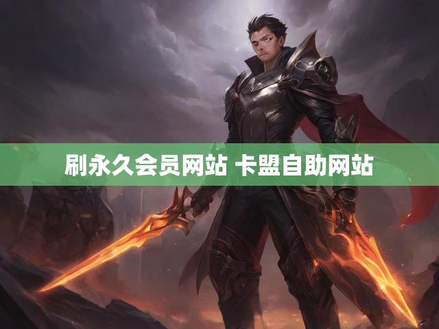 刷永久会员网站 卡盟自助网站