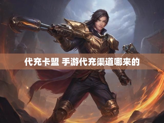 代充卡盟 手游代充渠道哪来的