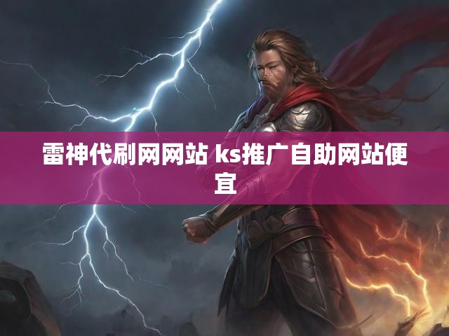 雷神代刷网网站 ks推广自助网站便宜