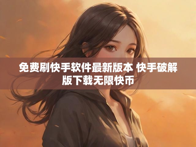 免费刷快手软件最新版本 快手破解版下载无限快币