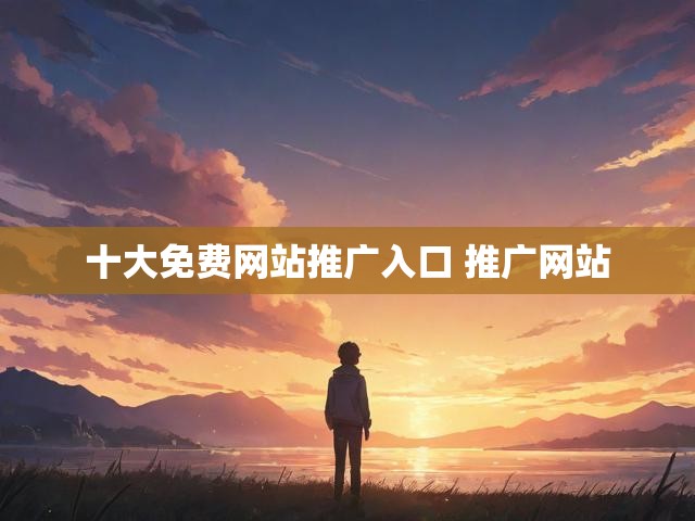 十大免费网站推广入口 推广网站