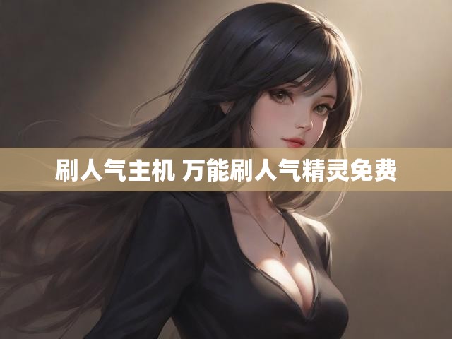 刷人气主机 万能刷人气精灵免费