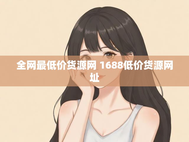 全网最低价货源网 1688低价货源网址