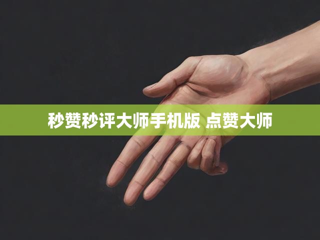 秒赞秒评大师手机版 点赞大师