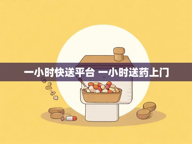 一小时快送平台 一小时送药上门