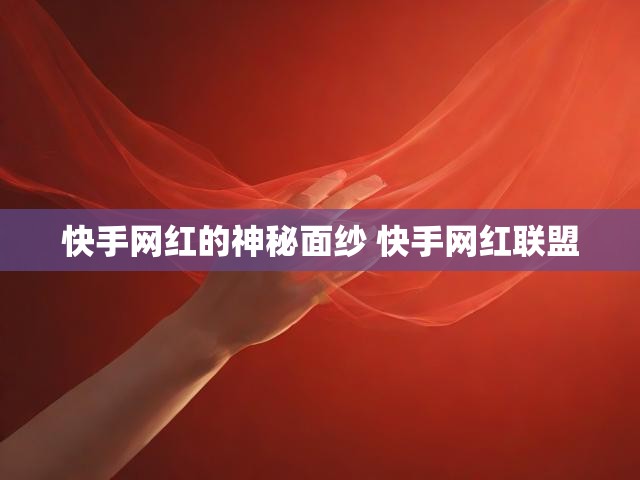 快手网红的神秘面纱 快手网红联盟