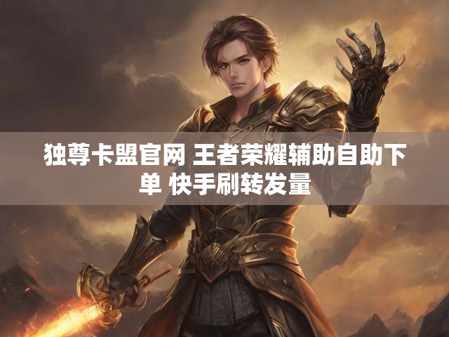 独尊卡盟官网 王者荣耀辅助自助下单 快手刷转发量