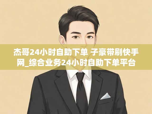 杰哥24小时自助下单 子豪带刷快手网_综合业务24小时自助下单平台