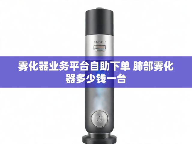 雾化器业务平台自助下单 肺部雾化器多少钱一台