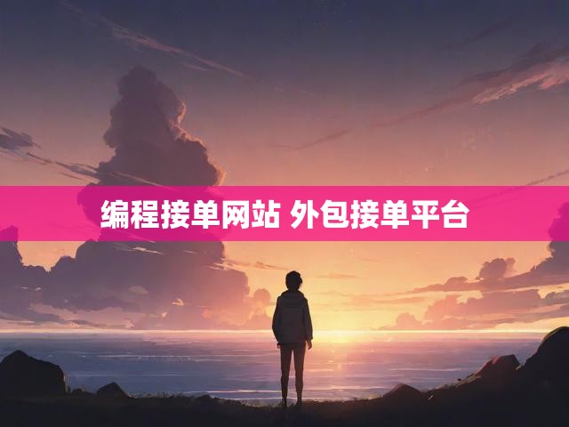 编程接单网站 外包接单平台