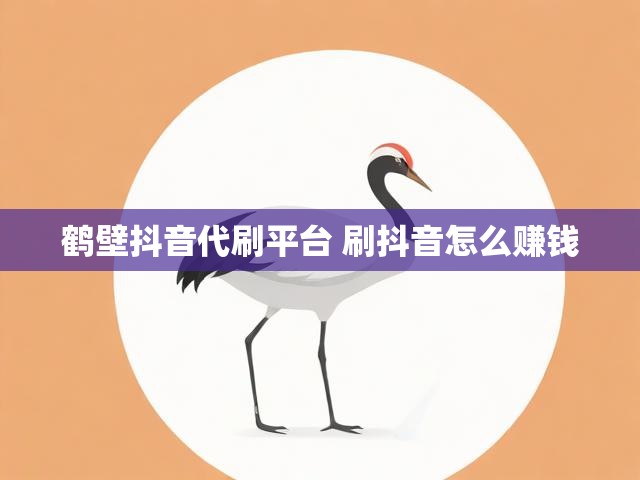 鹤壁抖音代刷平台 刷抖音怎么赚钱