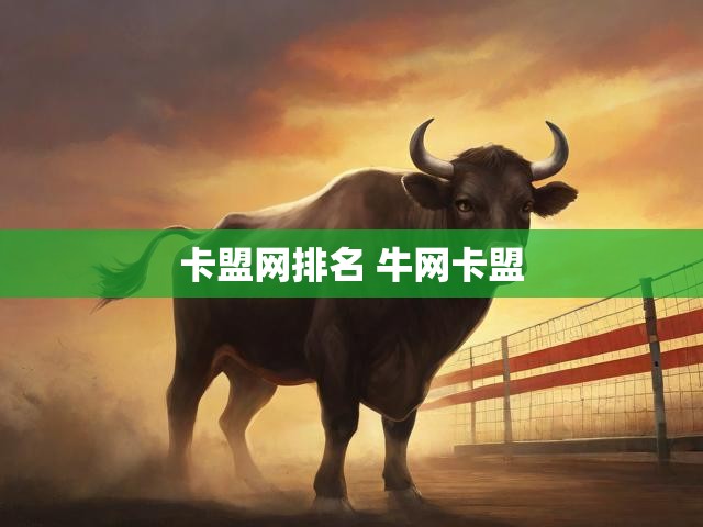卡盟网排名 牛网卡盟
